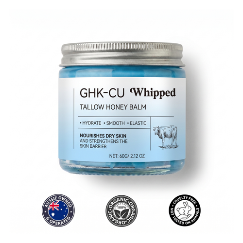 GHK-Cu Grass-Fed Tallow Whipped Honey Balm