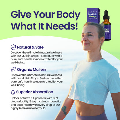 Lung Repair Mullein Tincture Drops