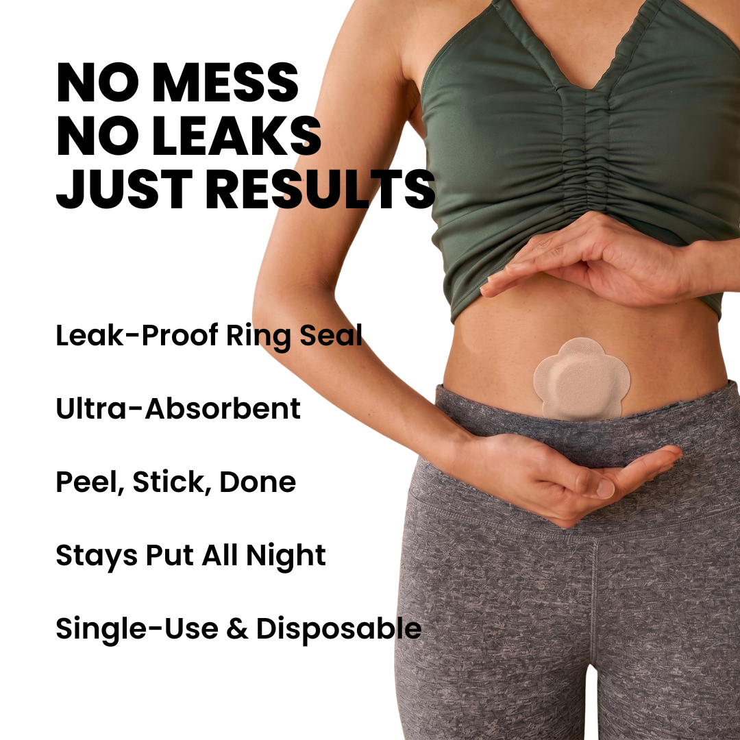 Leak-Proof Castor Oil Belly Button Patches
