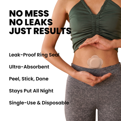 Leak-Proof Castor Oil Belly Button Patches